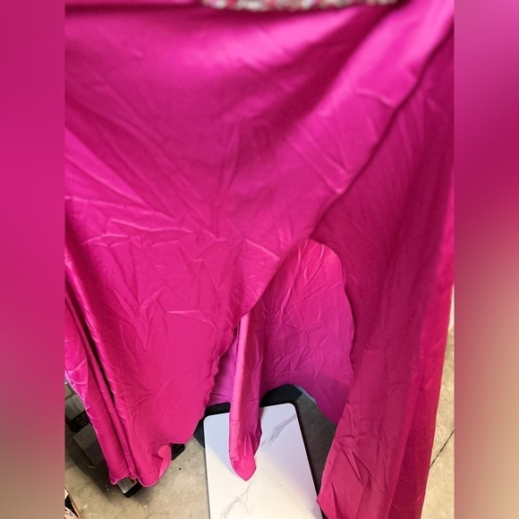 Mac Duggal 49576 High Slit One Shoulder Dress - Picture 9 of 13